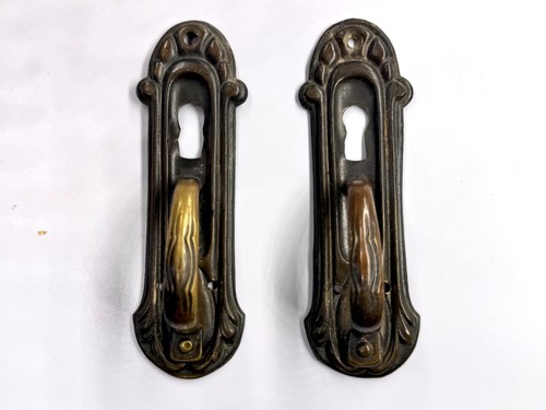 Paar jugendstil möbelgriffe - jugendstil,