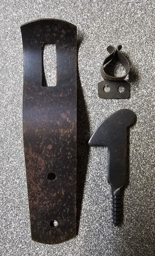 Haken mit feder beschlag - mit,