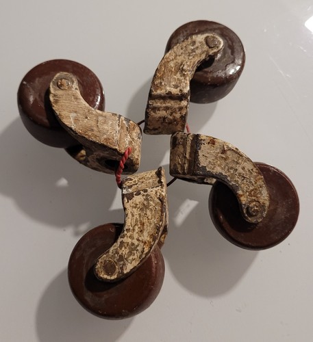Antike möbelrollen sehr - 4,