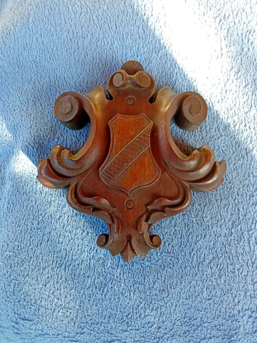 Altes holz ornament wappen - holz,